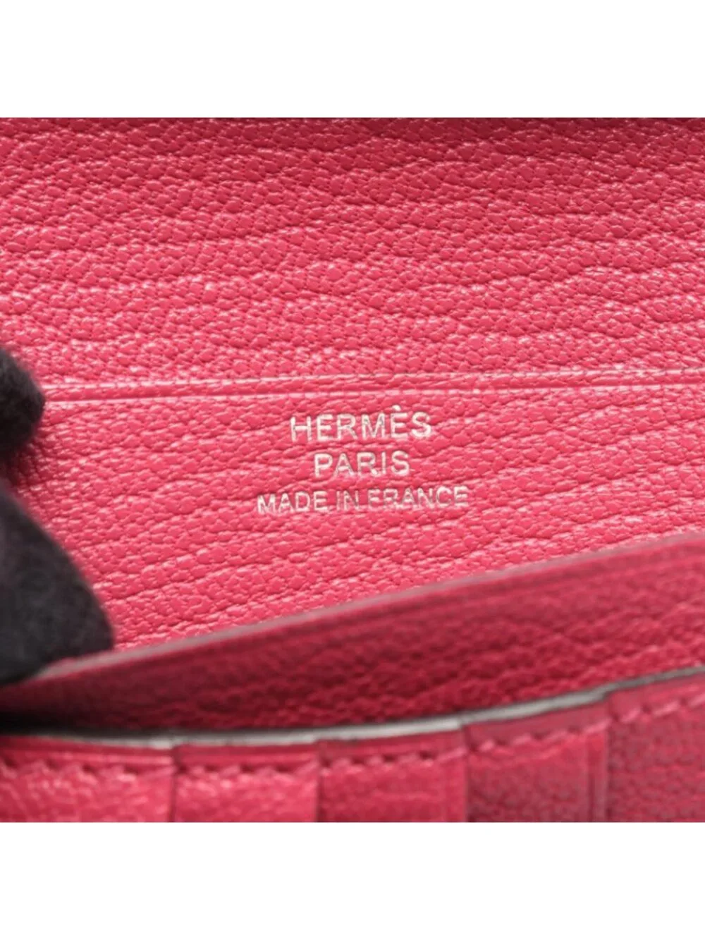 Hermes Bifold Wallet Bearn Compact Rose Purple